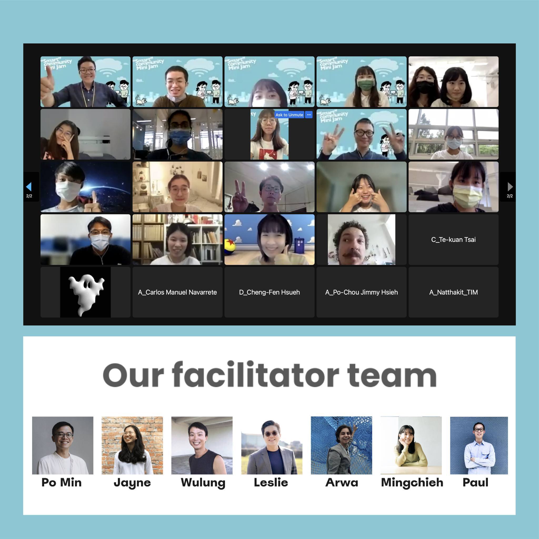 由引導師(Facilitator)帶領參與者走過設計思考(Design Thinking)流程