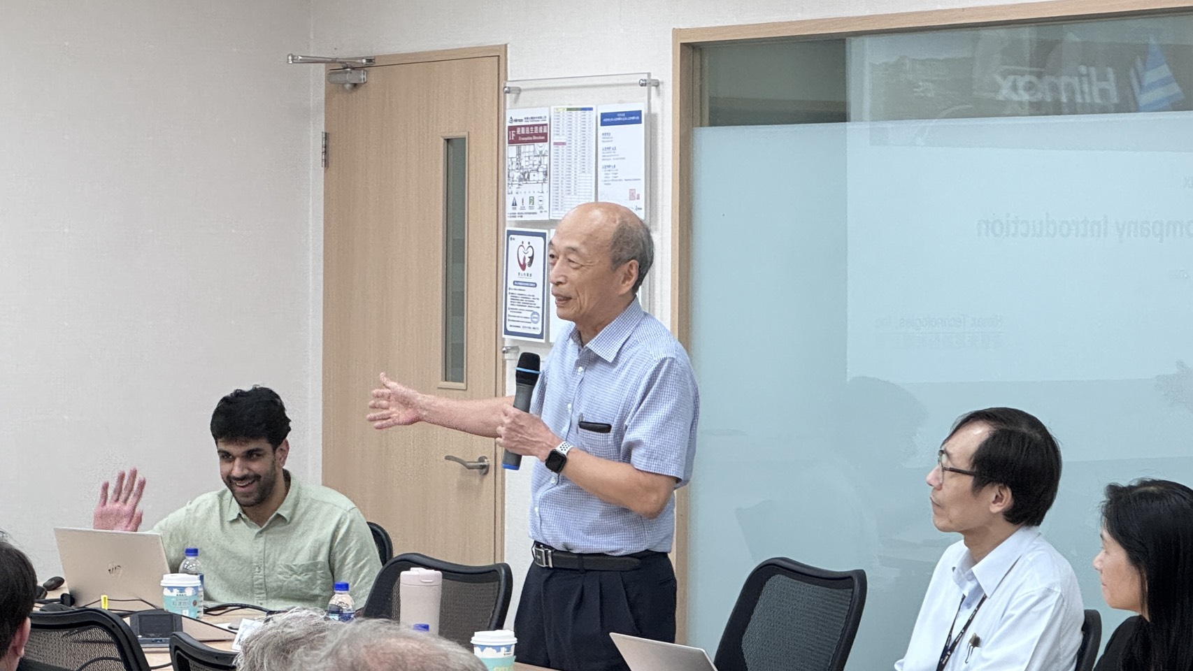 美國訪團參訪奇景光電(Himax Technologies),進一步了解臺灣半導體產業發展、人才需求及產學合作環境