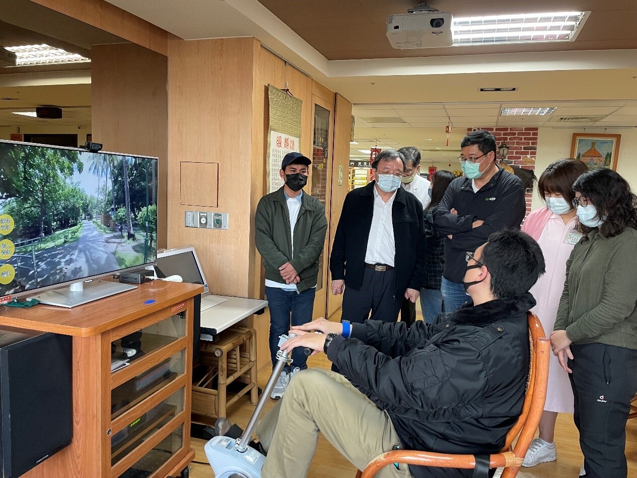 圖一、AI穩動照護2.0版於成大醫院老年科之實地使用情形