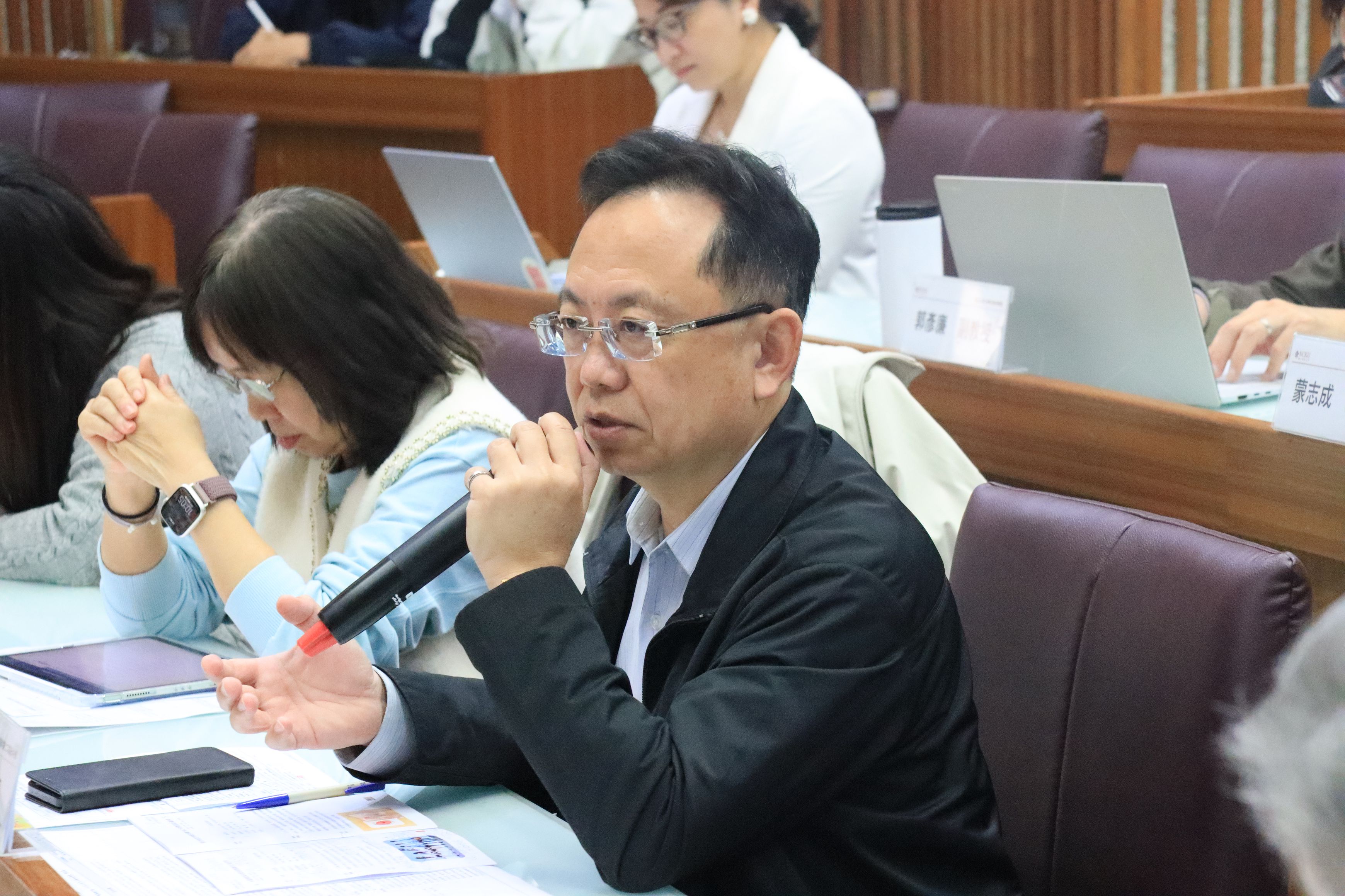 臺南二中林晏旭校長給予專業講評