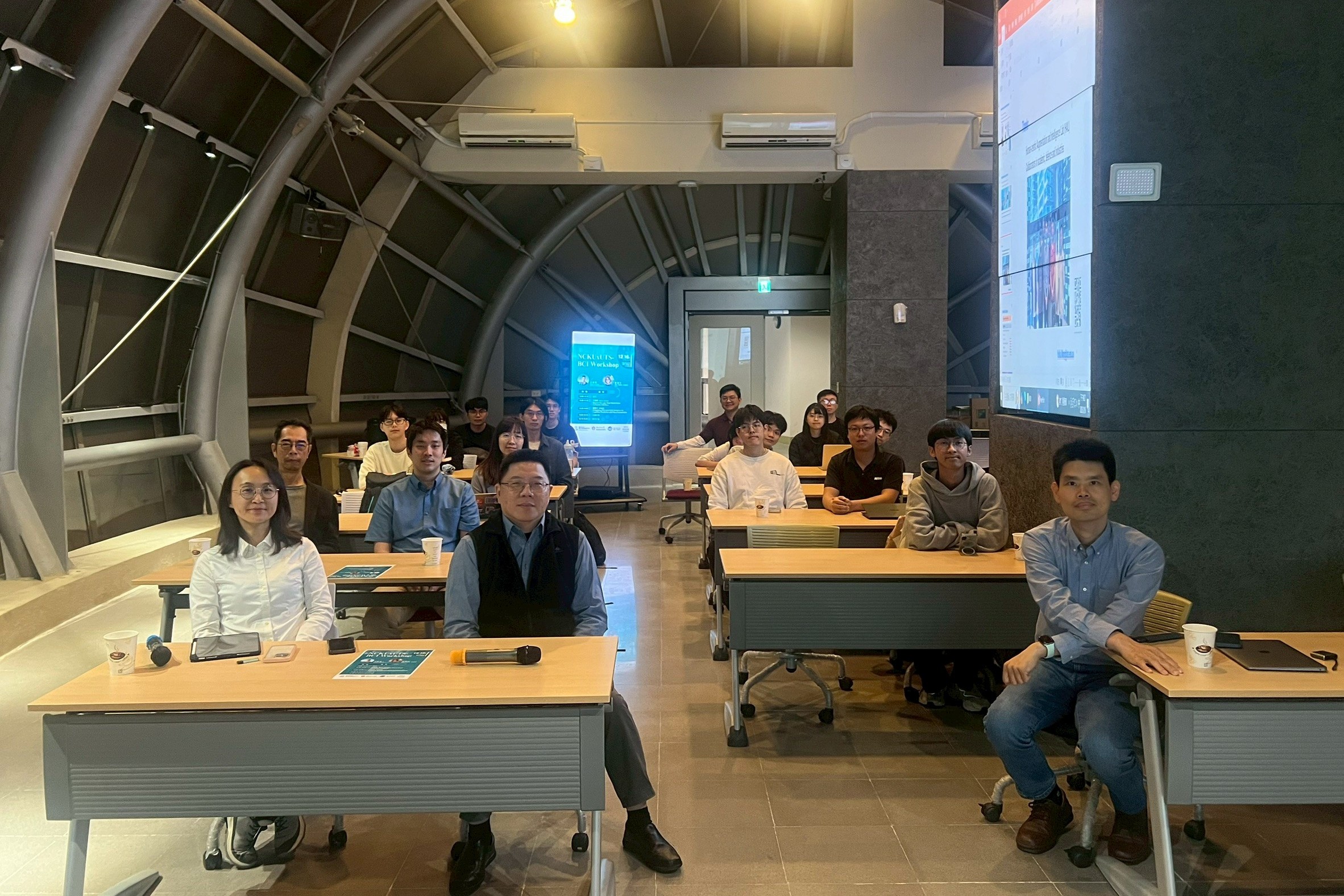 「NCKUxUTS-BCI Workshop」跨校合作⼯作坊合照