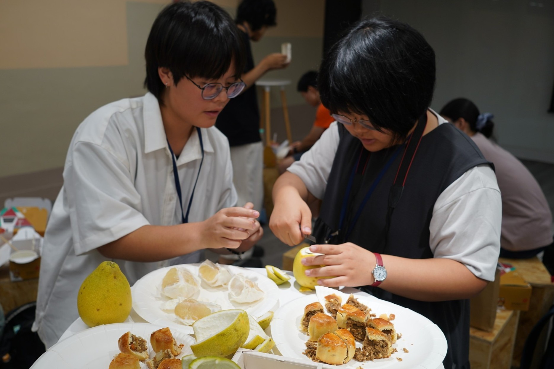 9 月 14 日臺日學生在成大正式相聚,共同進行臺灣文化探索活動與學伴交流