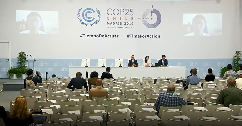 成大受邀參與聯合國氣候會議COP25記者會