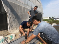蘆筍園溫棚退燒   成大濱海USR團隊以智慧澆灌系統協助青農對抗高溫