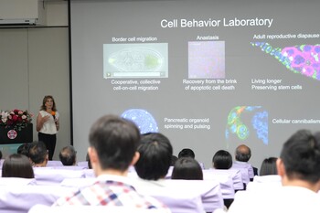 【鳳凰講座】國際細胞生物學家 Denise Montell 成大開講 跨領域研究引領醫療新方向